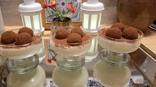 #جديد 2026 تحلية كؤوس التيراميسو تحلية فخمة والبنة هبال 🥰🤩🤩