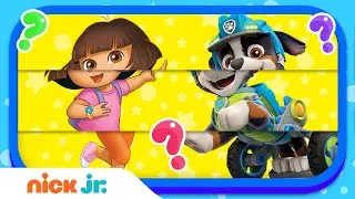 Guess the Character #2 w/ Dora, PAW Patrol & Peppa Pig! | Nick Jr.