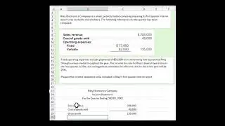 Preparing interim financial statements