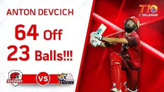 Anton Devcich 64 off 23 balls!