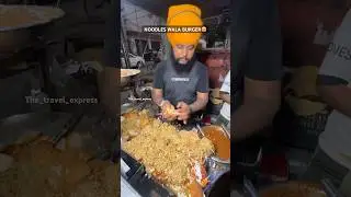 NOODLES BURGER😍| Indian Street food #trending #viralvideo #shortvideo #shorts