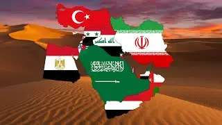 Middle East - Flag Map Speedpaint