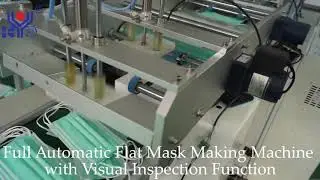 Full Automatic Flat Mask Making Machine with Visual Inspection Function