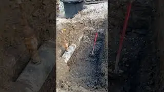 digging up a 10 inch water line