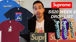 Supreme SS20 Week 8 Droplist | Summer Tees Part 2