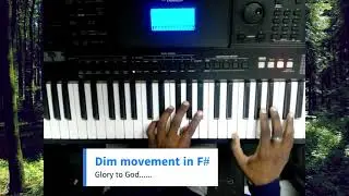 Beautiful and easy diminished movement (passing chords) | IAN SAMUJANGO #gospel #music #piano