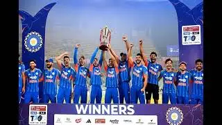 Team India Trophy Celebration | India won Series vs New Zealand | Ishan kishan lift Trophy
