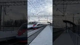 ЭВС2-02 пролетает Славянку @m@mentor_1379train #поезд