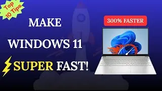 How to SPEED UP Windows 11 to BOOST PERFORMANCE (2025): Top 10 Tips!