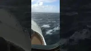 Queen Mary 2 in rough Sea
