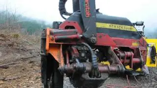 Chain Shot Warning device, Saw Direction Strobe mounted on 624b waratah