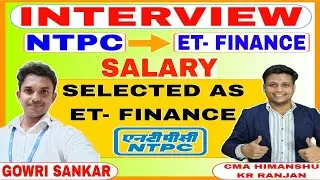 NTPC ET- Finance  Exam |Preparation for Interview|How to prepare for the NTPC ET- finance exam