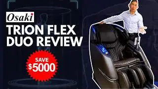 Обзор массажного кресла Osaki Trion Flex Duo | Экстремальный глубокий массаж тканей и лучшее крес...