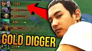 GOLD DIGGER?! - Alchemist Crazy Farm 1.2K GPM by InYourdreaM 7.10 - Dota 2