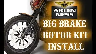 Как установить комплект тормозного ротора Arlen Ness Big