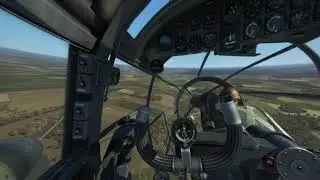 Heinkel He 111H-6 Flight in VR180 Cockpit View [4k]