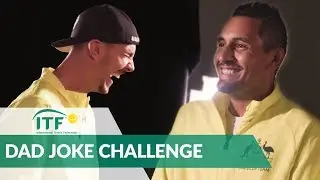 Dad Joke Challenge with Nick Kyrgios & Thanasi Kokkinakis | International Tennis Federation