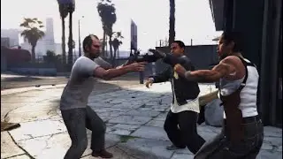 GTA 5 TREVOR RAMPAGE FIGHT 22