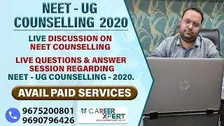 Neet Ug Live Discussion Resolve   U R Queries and counselling process