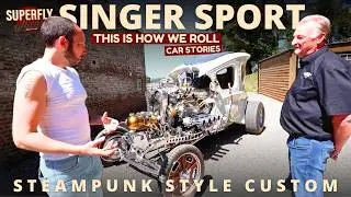 Steampunk Style 1924 Singer Sport Hot Rod Called 'Automatron'