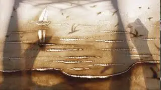 SEA. Sand Animation. Sand Art.