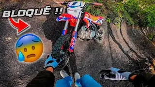 JE CRASH MA NOUVELLE MOTO DANS LA FOR&Ecirc;T ! 😰(gendarmerie, chutes..)