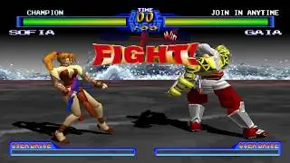 Battle Arena Toshinden 2 (PS1) - Full Battle Mode With Sofia
