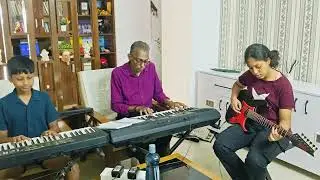 Vellai pokkal AR Rahman song on Guitar by my student   Sahana and keyboard by Sanjeev 