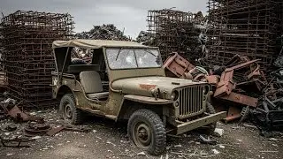 Abandoned for Decades&hellip; Bringing a WWII Jeep Back from the Forest