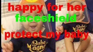 baby outdoor videos//#babyfaceshield#exploring outside world