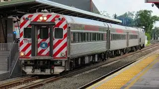 RARE Amtrak P40DC With Awesome K5LA Hybrid (A Beautiful Day In Wallingford) 7/12/19