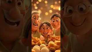 A Grand celebration Of Diwali 🪔| 3d cartoon