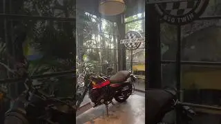 Saw the coolest bikes at Royal Enfield Garage Cafe, Goa🌴 #shorts