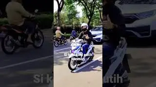 sunmori. bersama si kaki kaki putih. | modifikasi motor beat