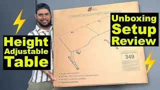 Unboxing, Setup & Review of Green Soul Trigger Height Adjustable Standing Desk | AMTVPro