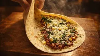 🍳 Tortilla with Ground Meat and Vegetables in 10 Minutes | A Quick and Hearty Dinner!
