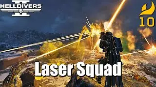 Helldivers 2 | Laser Squad Is So Much Fun! (No commentary Gameplay, Max difficulty)