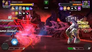 Chavez vs Nightmare Raids Hulk Ragnarok - MCOC