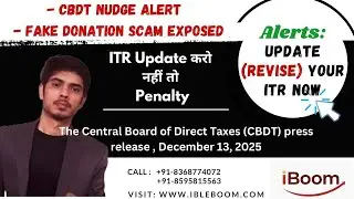 CBDT Cracks Down on Fake Tax Deductions (80G/80GGC) | NUDGE Campaign