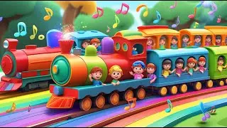 The Colors of the Rainbow Train 🚂🌈 | Learn Colors for Kids | Fun Train Nursery Rhymes & Toddler Lea