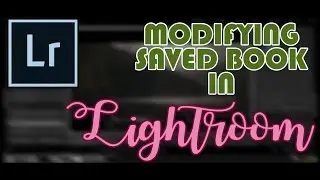 Modifying saved Book in Lightroom