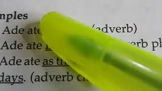 (DON'T IGNORE) THREE DIFFERENT MEANINGS (ADVERB CLAUSES/ ADVERB PHRASES/ ADVERBS) HIGHLIGHTED,