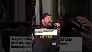❤️ JELLY ROLL ON HIS VIRAL CMA AWARD SPEECH!