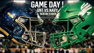 Apogee Stadium Game Day | UNT Football vs Navy #travelwiththehales