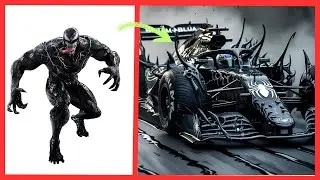 AVENGERS BUT FORMULA 1 CARS 🏎️ VENGERS 🔥 (Marvel & DC All Characters) 2025 💥 #marvel #dc #avengers