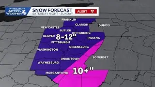 January 23 Forecast: Three Severe Weather Alert Day for Western PA
