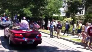 Mary Brooks Beatty at 4th of July Palisades Parade