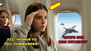 She Sat Quietly in Seat 12F—Until Her Call Sign Made F-22 Pilots Salute ✈️