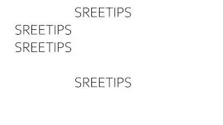INFLUENCE DAPPER SREETIPS VIDEO LOW