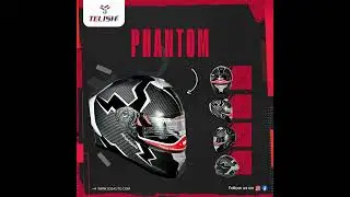 Unleash the Power with Telish Phantom Helmets - Best Helmet Series In India